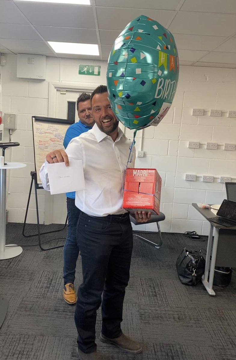 videcon_ltd's tweet photo. A massive Happy Birthday to our Head of Solutions, Jack Stubbs! 🎁
Jack is celebrating a big 4️⃣ 0️⃣ today! 🎉
We hope you have the best day 🍻
#Birthday #Solutions #Celerbrate #Videcon #Fire #Security https://t.co/P84hT1QilG