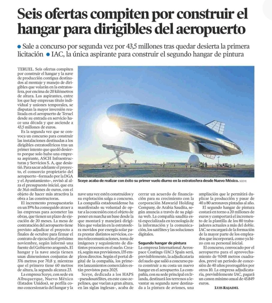 aeropuerteruel's tweet photo. ¿ Quieres trabajar en la mayor plataforma aeroportuaria de Europa ?
4 vacantes, hasta 11 oct 2024.
Envía CV a: info@aeropuertodeteruel.com
Bases:
https://t.co/l8GpkBJci9 https://t.co/3u0vznSNli