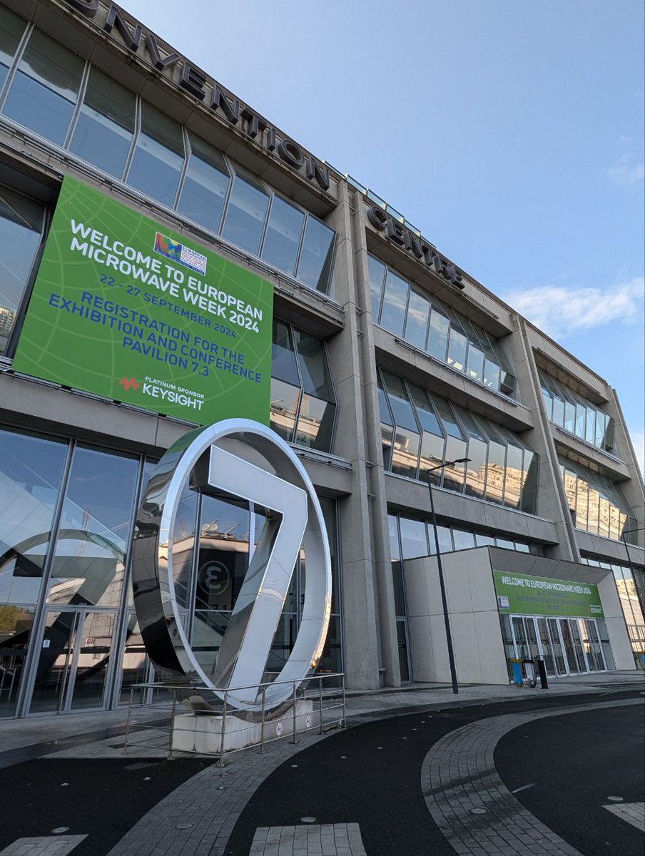 eumweek's tweet photo. 🎉Bienvenue à Paris, and welcome to the 27th edition of the European Microwave Week! Registration desks are open.

#eumw2024 #euma #eumweek #eumw #eumc #eumic #eurad #5g #6g #radar #wireless #microwave #antenna #conference https://t.co/wuJZIgyKcG