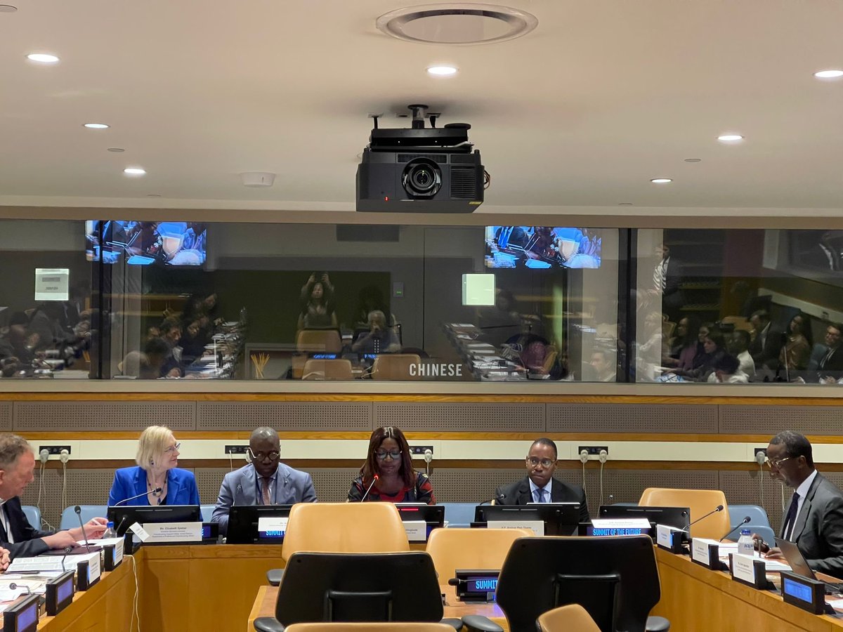 At the #SummitoftheFuture Action Days, I joined a high-level panel to discuss advancing the New Agenda for Peace, highlighting how IFIs can serve as peace agents, and emphasizing the role of multistakeholder partnerships in prevention efforts. #PeaceAgenda #GlobalAction.