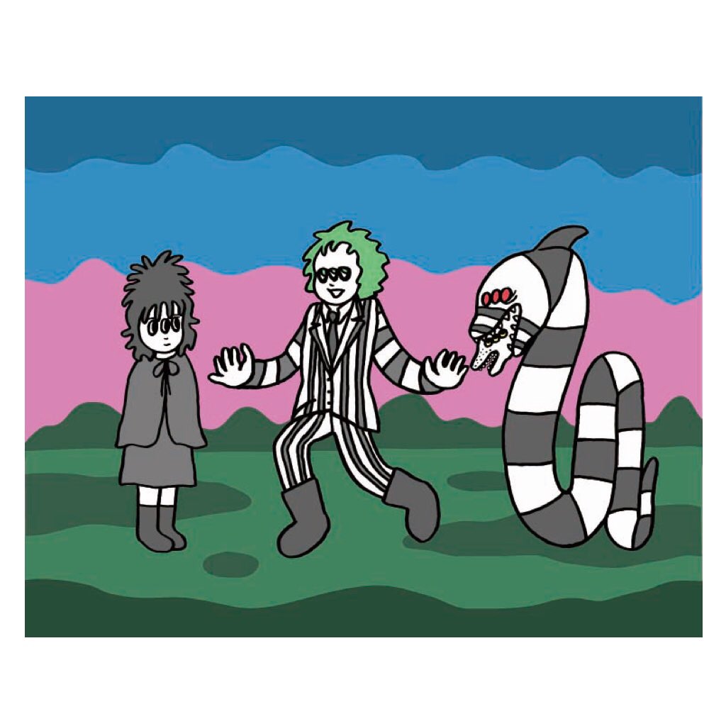 ホットトイズ beetle juice ビートル ジュース イラスト NECA 2001