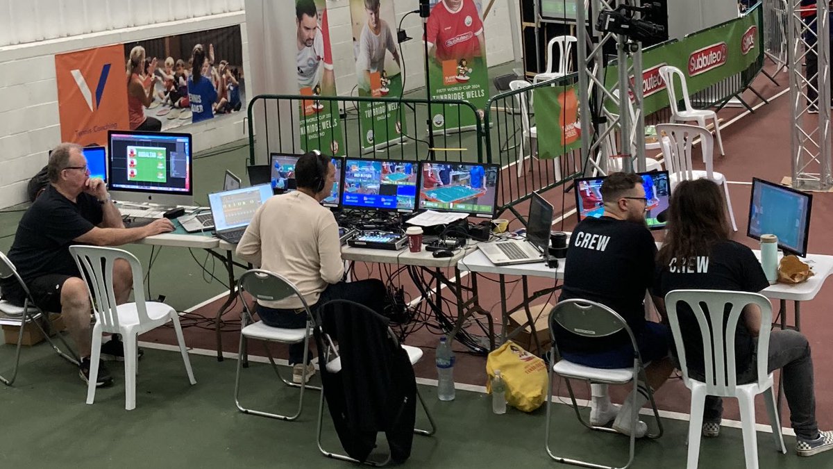 Didn’t expect to stumble across the Subbuteo World Cup while out for a walk with the kids on a Sunday morning. Even found the VAR room
