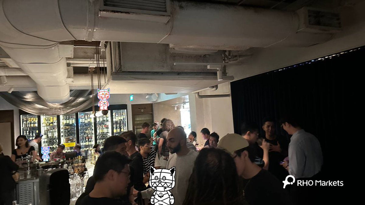 RhoMarketsHQ's tweet image. Huge thanks to everyone who joined us for the @Scroll_ZKP Ecosystem Gathering last night! 

While we anticipated an attendance of over 50, we were thrilled to welcome more than 200 participants! Your enthusiasm and insights made the evening truly special😆

Looking forward to…