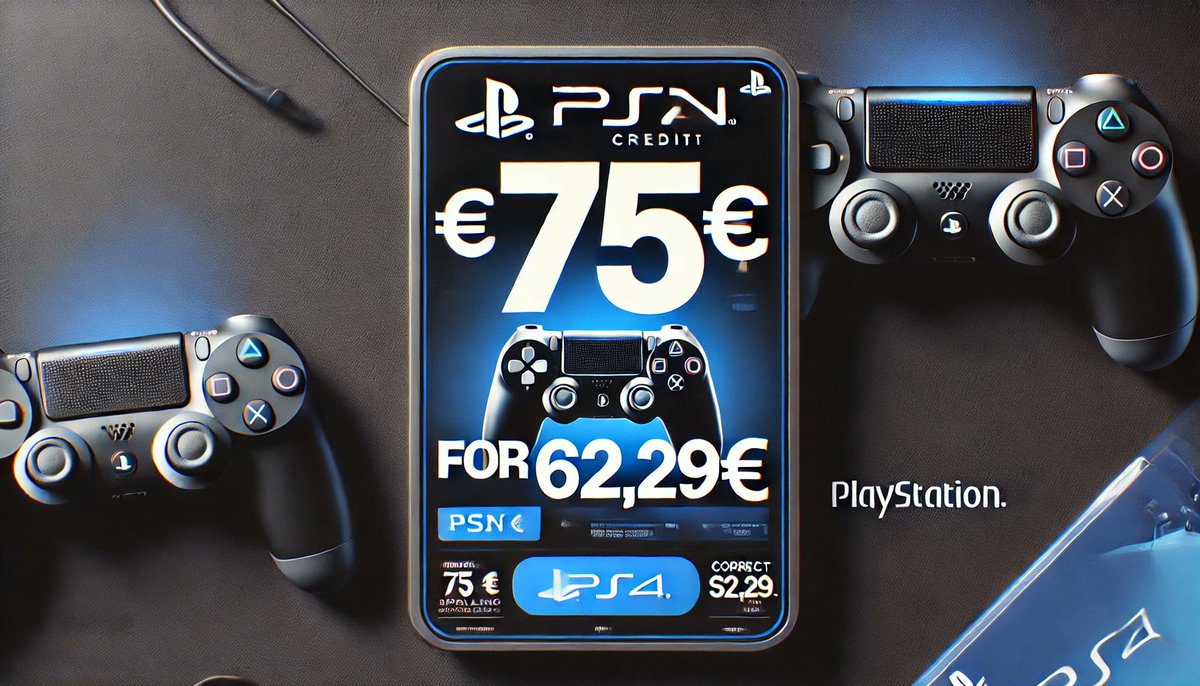 Deal_Bot_DE's tweet image. 🔥⚡ Best PSN Deal⚡🔥
Perfekt für #EAFC25 #Wolong

75€ PSN für 62,29€ 
💸13,71€ geschenkt
👉 tinyurl.com/bdcurf4y*
🔑 Code: TORQUE 

☎️ Wenn ihr was anderes sucht, oder andere Mengen, gerne PN

#deal_bot #Guthaben #Rabatt #PSN
