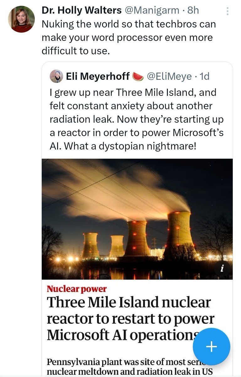 ... so that academics can waste all that energy producing nonsense using said word processor.