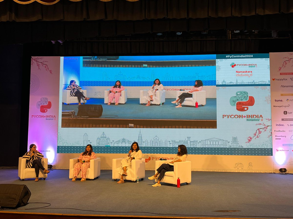 pyconindia's tweet photo. The Panel Discussion happening at Track 1 "Inclusive Leadership: Stories of Empowerment and Impact" has started.

#PyConIndia2024 #Bengaluru #PyConIndiaTurns15 https://t.co/QjH52IcyPQ