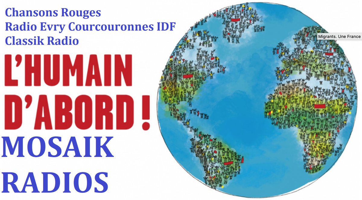ACTUSe's tweet image. ACTUSe : Mosaik Radios, l'humain d'abord, 18 heures de toutes les musiques, 6 heures d'informations, de magazines,  et de chroniques, tous les jours : mosaik-radios.monsiteradio.net