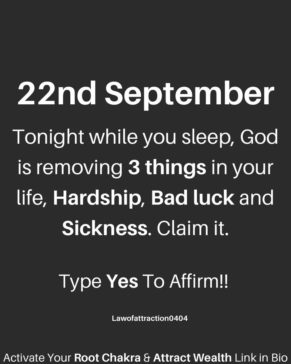 Type YES To Affirm!!💫🍀