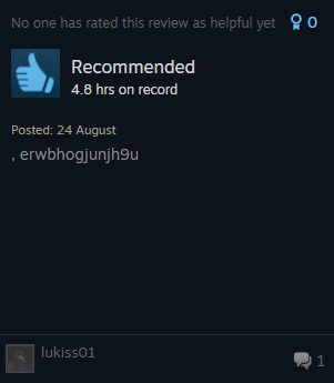 Sniceman's tweet photo. "Reading the reviews of your game is a good way to get player feedback." https://t.co/dC53fbTCaF