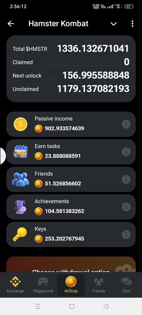sanatani_boy1's tweet photo. After 2 month Hard work in Hamster kombat 

#Dogs :- No Scam 
#Catizen :- Half Scam 
#hamster :- Big #Scam #Hamster_Kombat
#HamsterKombat #boycotthamsterkombat #HMSTR https://t.co/XG1nj9Y9vF