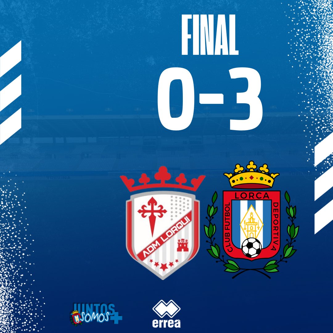 FINAL

<a href="/montecasil1766/">A.D. LORQUÍ</a> 0-3 #Lorca Deportiva “B”

⚽️ Gerardo
⚽️ Patri
⚽️ Víctor Fimbres 

#LorquiLorcaDeportivaB
#JuntosSomosMÁS