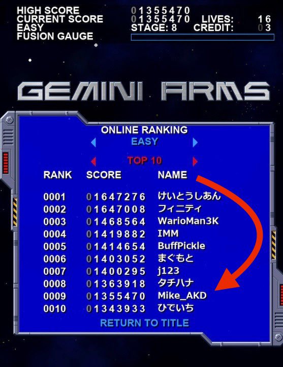 Mike_AKD's tweet photo. Took the 9th spot in #GeminiArms easy mode🥉I just love all of Terarin’s games. 💙
#CrystalBreaker is his newest project coming this winter. You can wishlist and all that good stuff using the tweet at the bottom. https://t.co/7BDUMSloAa