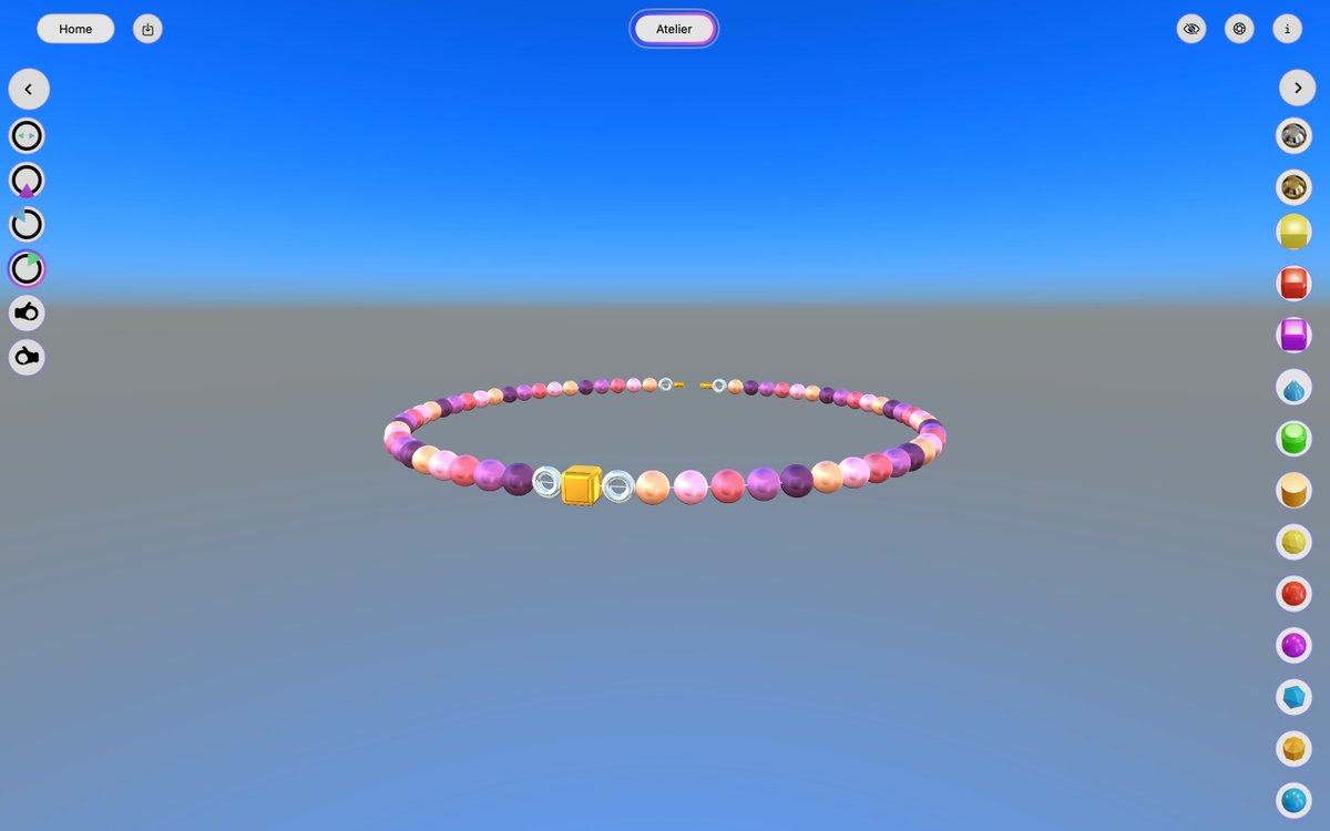 noticxit's tweet photo. Discover this vibrant, multi-colored pearl necklace designed using the Necklace app 💎. Features a striking golden cube centerpiece with clear crystal accents. #Necklace #JewelryDesign #LuxuryNecklace #FineJewelry #iPhone #iPad #iOS18
Try it yourself: https://t.co/1XWusZaTaX https://t.co/VzmxO4ynsU