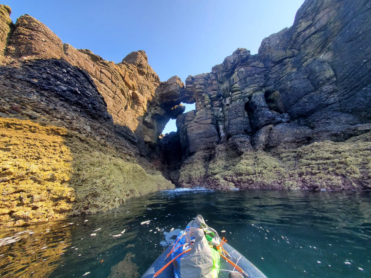 Yesterday was one of the most beautiful days I've ever experienced in Scotland, kayaking around Inch Kenneth, Mull, in crystal clear waters, warm sunshine, and not a breath of wind