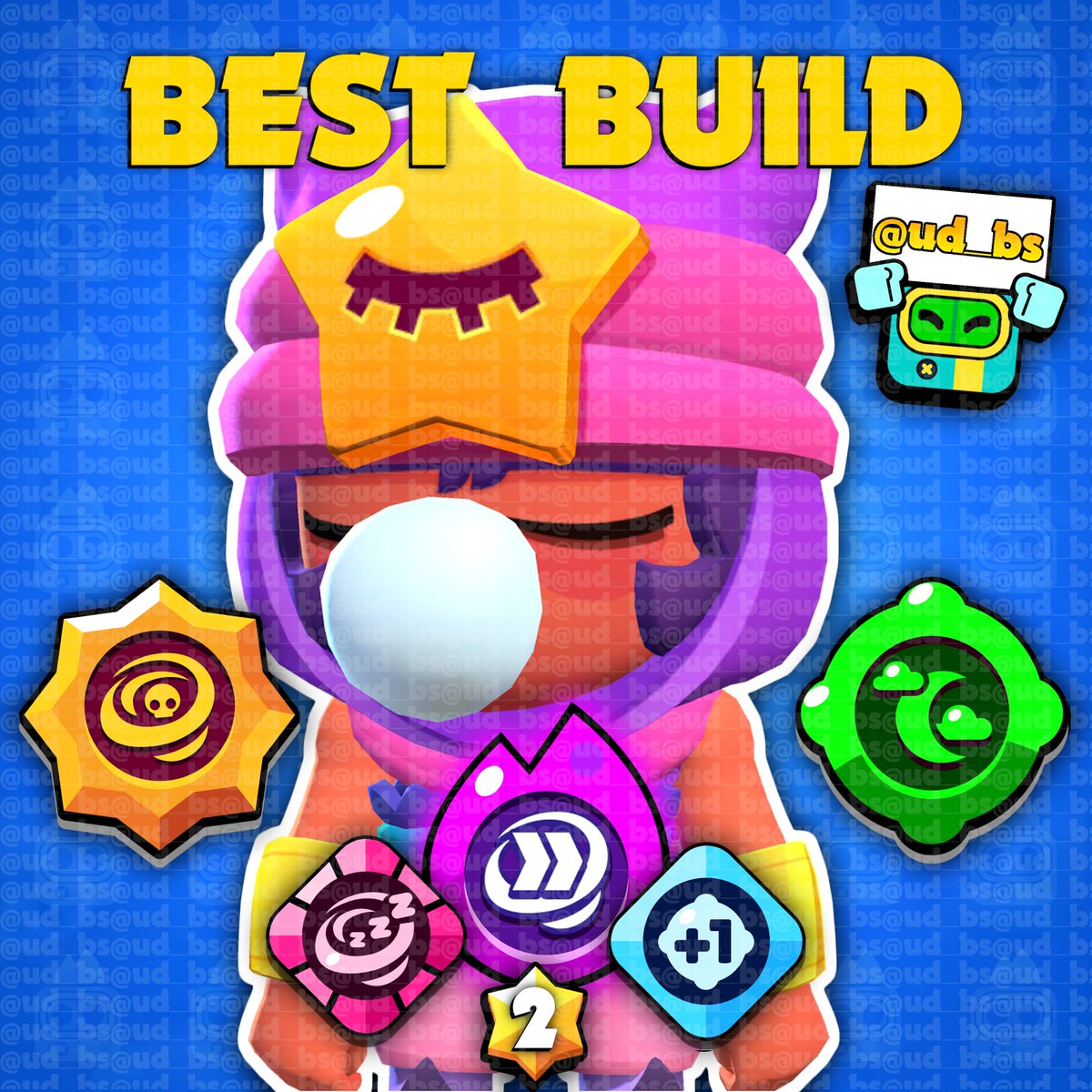 iamud_bs's tweet photo. Sandy Guide! #BrawlStars #Guide #udbs ( 🧵 Thread ) https://t.co/UlQzakSJpF