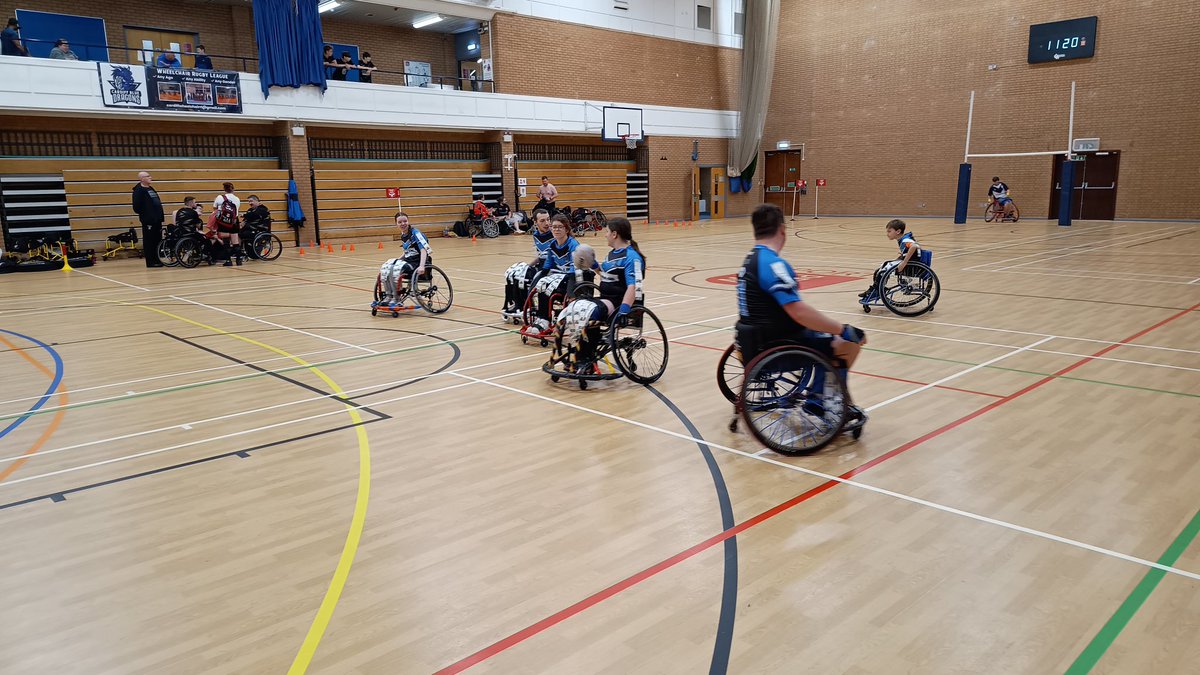 Taking some time out and staying indoors out of the horrendous rain with Wheelchair Rugby League games today at <a href="/UniSouthWales/">University of South Wales</a> -

- Cardiff Blue Dragons v Hereford Harriers 
- Hereford v North Wales Crusaders 
- Crusaders v Cardiff 

#whrl #wheelchairrugby #usw #uswsports