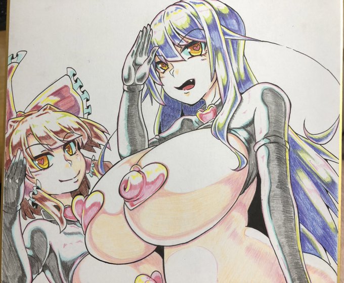 霊夢てんこ色紙途中 