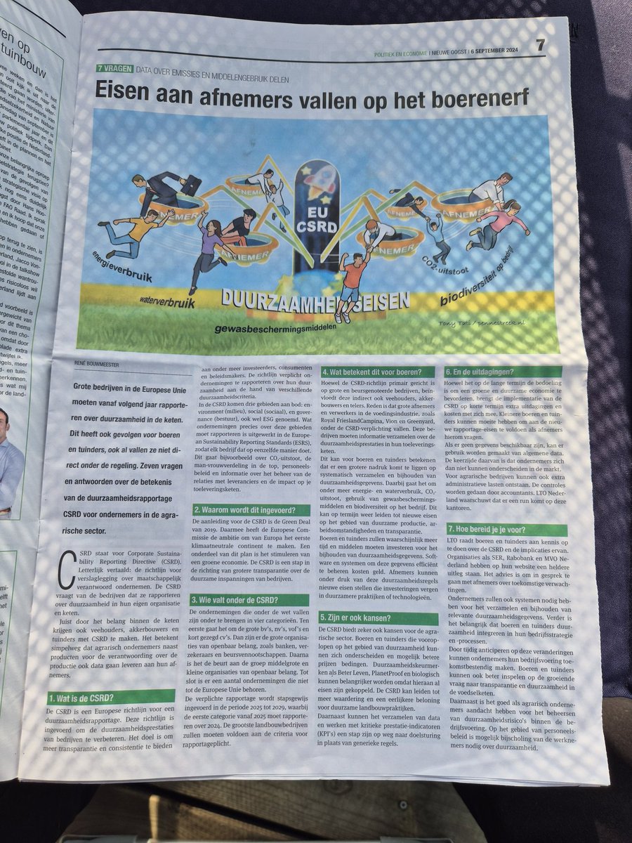 Mooie heldere uitleg over de impact van de hele CSRD wetgeving.