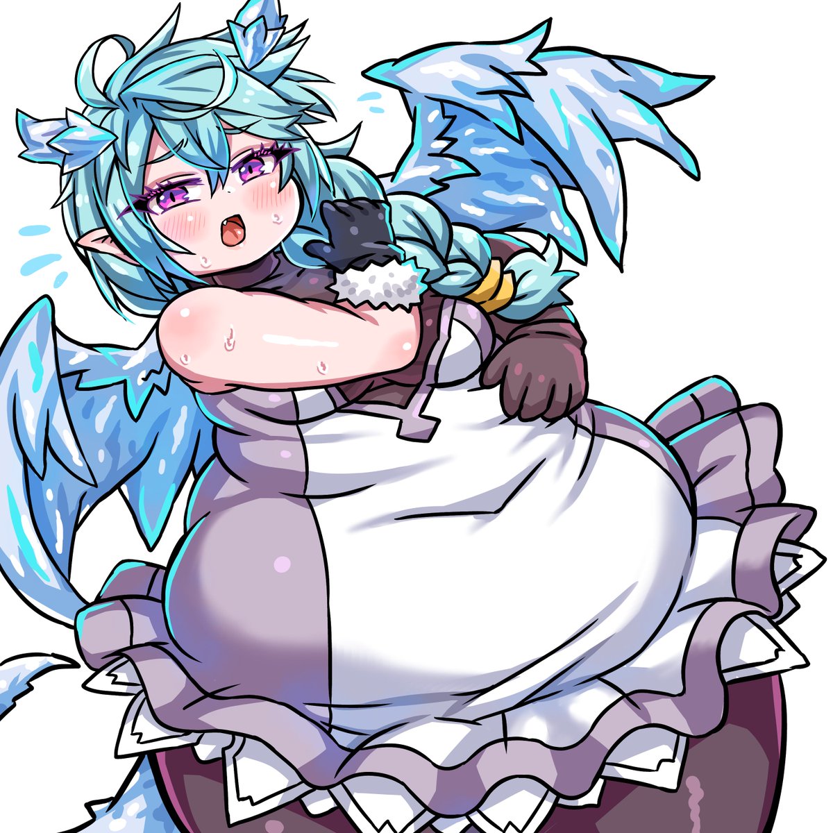 プリコネ「ぽっちゃりシェフィ#プリコネR 」|サッサ@skeb募集中のイラスト