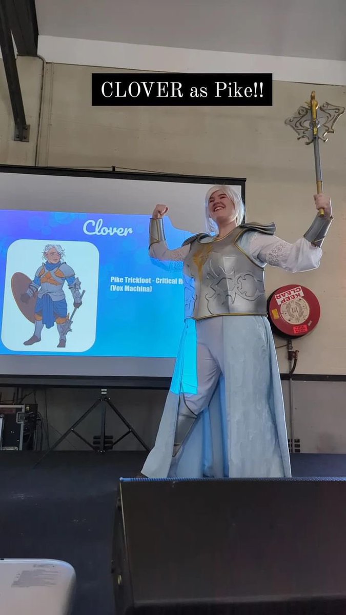 Day 25 of posting my <a href="/CriticalRole/">Critical Role</a> cosplays until <a href="/samriegel/">Sam Riegel</a> announces they will come to Australia 
Today I am reminiscing about competing as Pike because it was such a great feeling being on stage and I really hope I can do it again someday!!
#bringcrtoaus #criticalrolecosplay