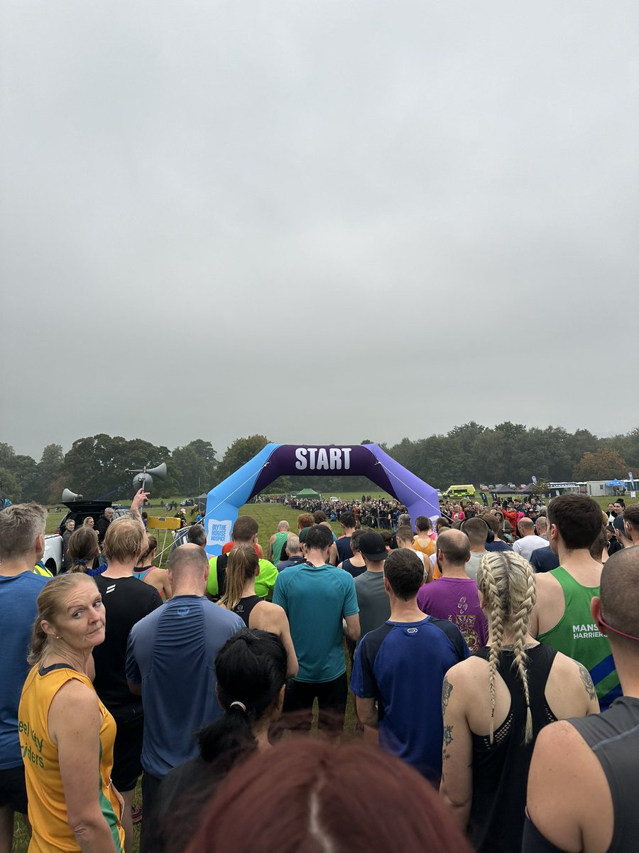 First 10k terrain race this morning - didn’t break my record 10k but certainly did myself proud with the tracks &amp; hills that were tackled but loved it. 1200 took part and the first 250 managed to come through with a Bakewell tart. That’ll be a gift for my gramps. Onto the next