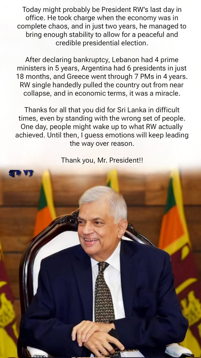 savjefx's tweet photo. #ranilVikramSingh
#PresidentialElection2024
#SriLankaElections  #SriLankaPolitics https://t.co/n4ahcVzT40