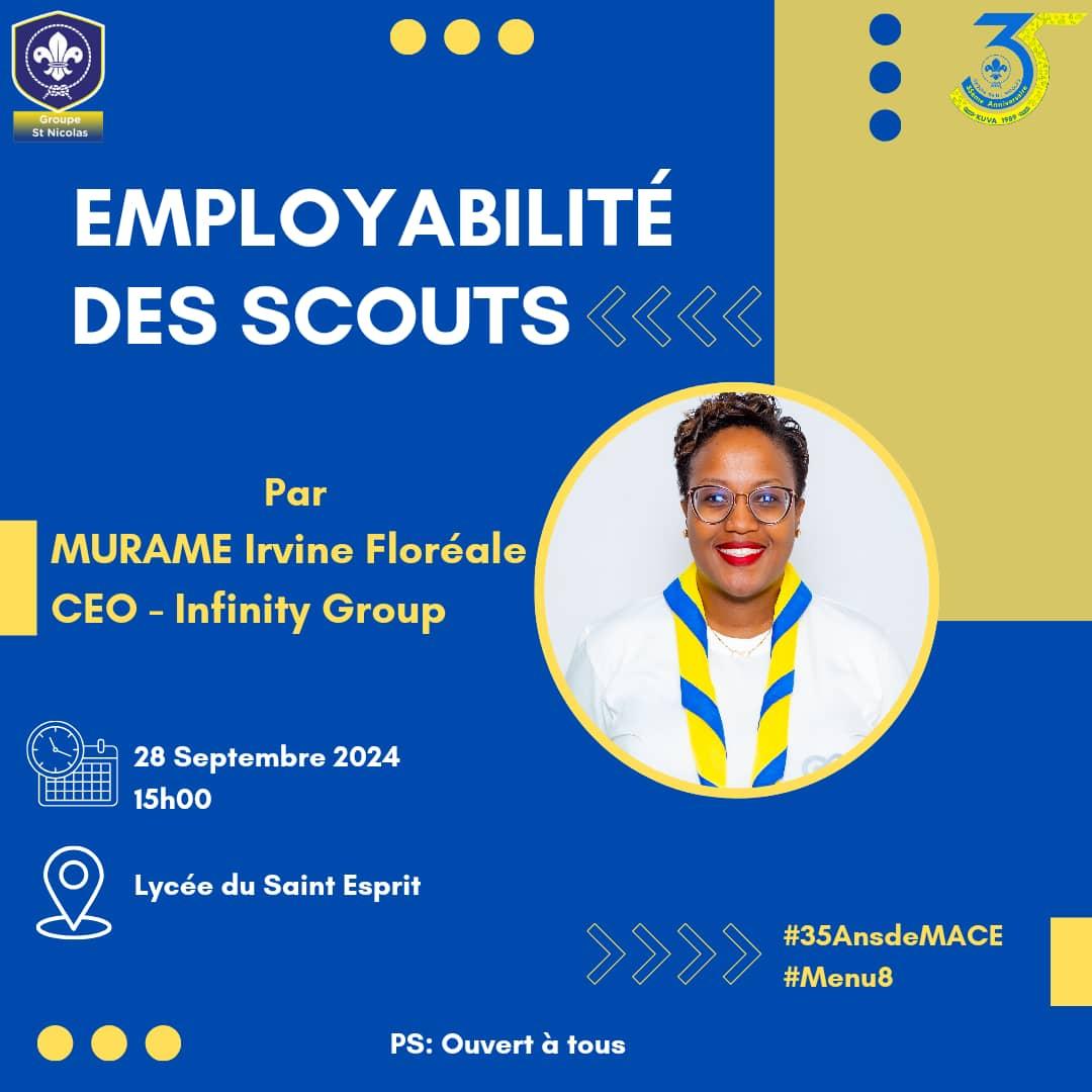 Stnicolascout's tweet photo. Avec @Vinaflo22 , rejoignez-nous pour découvrir:
- L'impact de la loi scoute sur le profil professionnel
- Comment les valeurs scoutes renforcent l'employabilité
- Des conseils pour réussir sur le marché du travail

#scouts #skillsforlife https://t.co/cM6pGeGqFu