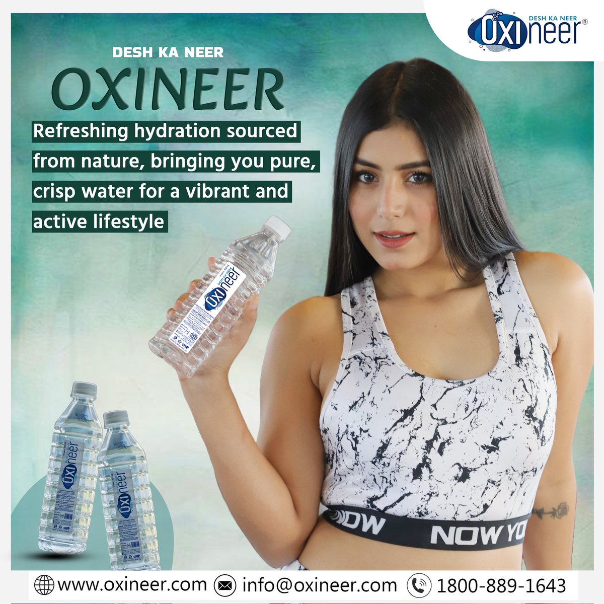 Oxineer_Ssipl's tweet image. "Oxineer keeps you active and refreshed with nature's purest hydration. Stay crisp, stay energized, and let every drop fuel your day!"
.
.
.
#OxineerWater #HydrationEssentials #StayActive #PureHydration #CrispAndClean #NatureInABottle #FuelYourDay #ActiveLifestyle #StayHydrated