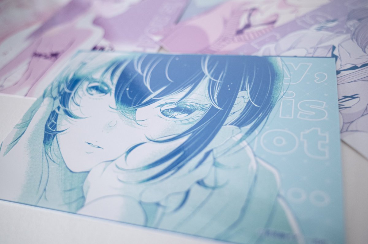 📷E賞 ブロマイド3枚セット
写真といえば光沢紙✨すごく本物感あります。作中のクズいシーンのブロマイドなんかはすごく浮気現場の証拠写真ぽさがあり、とても良きです‼️ 