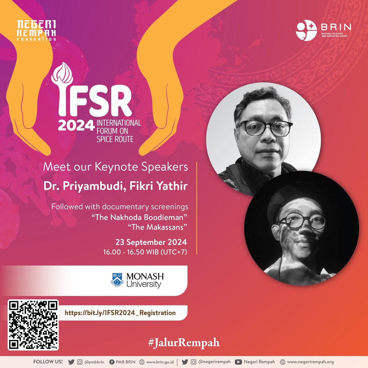 Looking forward to participating in the IFSR 2024 in Jakarta, Indonesia 🙏🎉 <a href="/GlobalEMonash/">Global Encounters Monash</a> <a href="/MonashUni/">Monash University</a> @lynetterussell #Makassan #Marege #TrepangRoute #SpiceRoute <a href="/brin_indonesia/">BRIN Indonesia</a> @yacintakurniasi