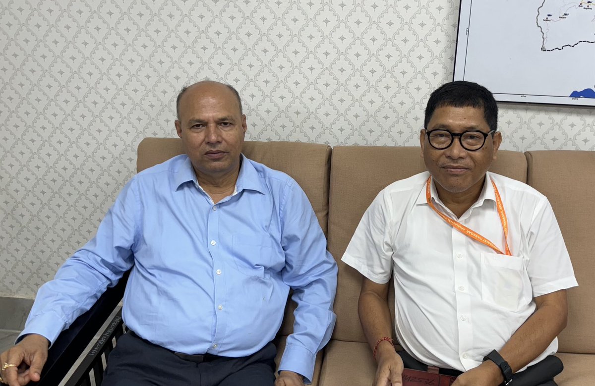 Great opportunity to meet my friend Mr Bidol Tayeng commissioner Agriculture Government of Arunachal Pradesh in civil secretariat Itanagar