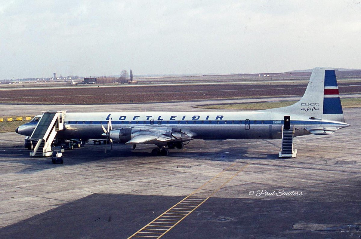 n194at's tweet photo. Loftleidir Icelandic
Canadair CL-44J TF-LLH
BRU/EBBR Brussels Airport
Date: 1970
Photo credit Paul Sanders
#AvGeek #Airline #Aviation #AvGeeks #Canadair #Loftleidir #CL44 #BRU #Brussels @BrusselsAirport https://t.co/5MtzWBHL1Z
