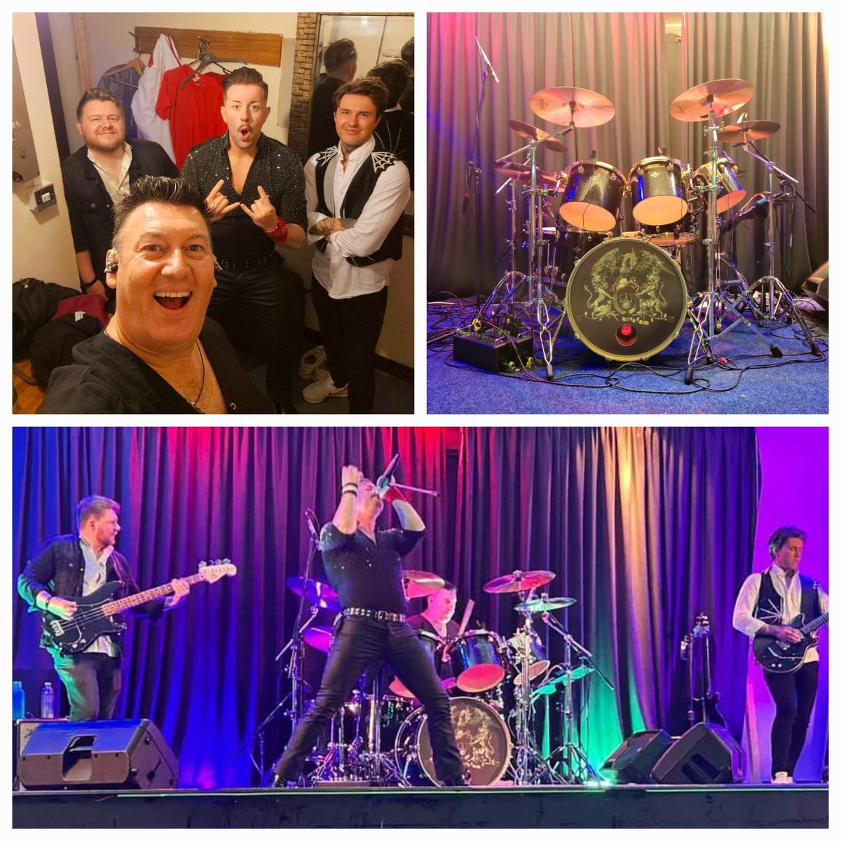 Great show last night at Thomastown social club with @nowimhere_queentribute 
crowd were up for it from the 1st song.
The band must have been on fire, because it was hot on stage 

 #rockwiththeott #tailoredbyottaway​ #nowimherequeentribute​ #Queentribute #RogerTaylor #Queen