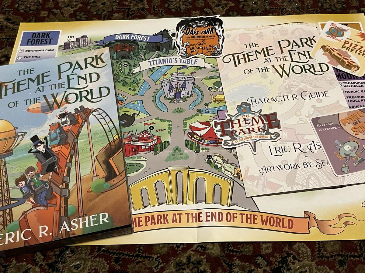 BaltWendy's tweet photo. Received the best package in the mail!  Eric R. Asher's new book with some extra treats!  So excited to dive into this book!  I have been looking forward to this book since the author mentioned at Coastal Magic last year!  CMCon#25 https://t.co/nZYLWFJ84R