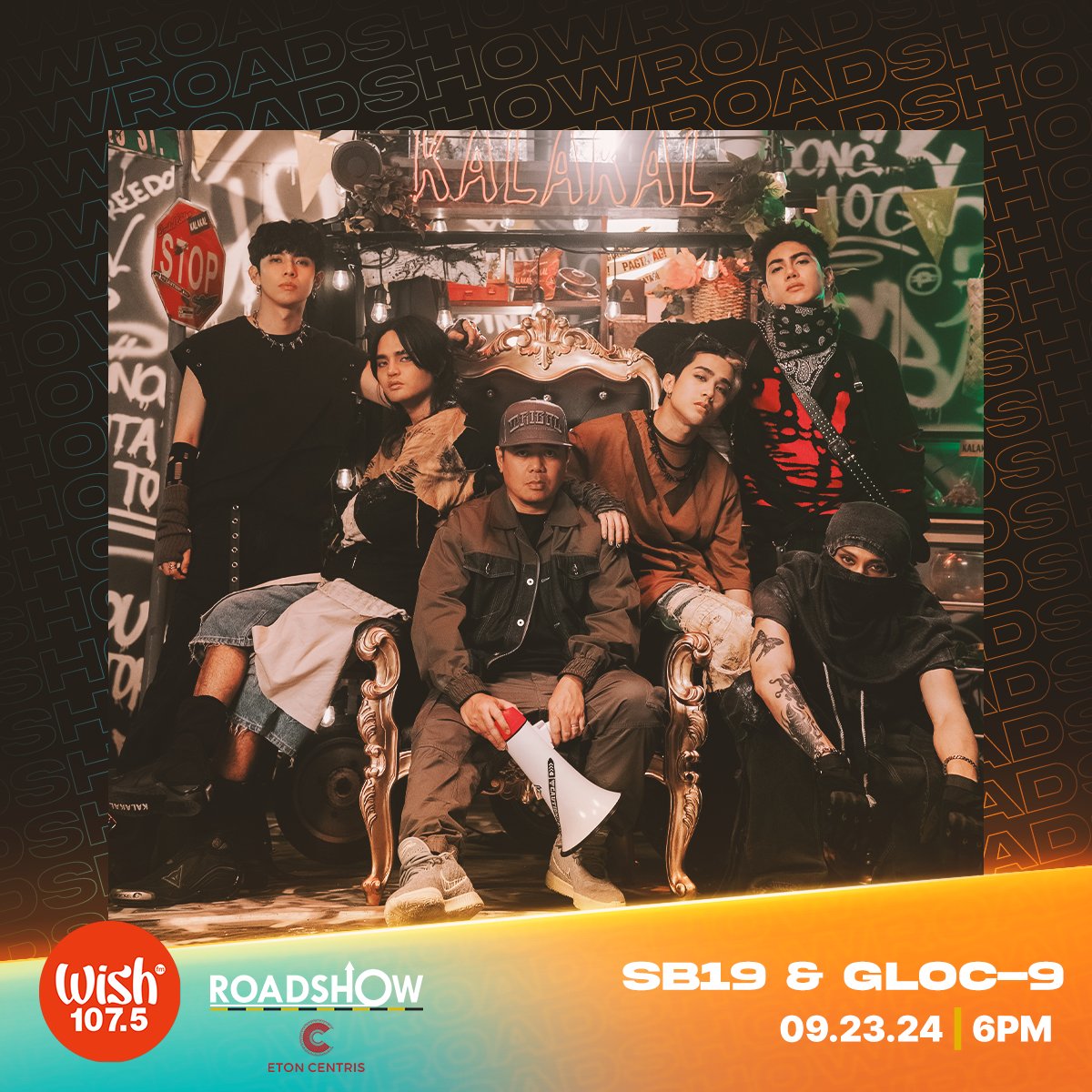 wish1075's tweet photo. You're in for a musical treat this Monday afternoon!

Don't miss the Roadshow comeback of soulful art-pop duo @hellohonne, P-pop giant @SB19Official, and rap icon @glocdash9!

The Wish Bus will be at Eton Centris at 4 p.m. PHT. https://t.co/AyiixabO8X