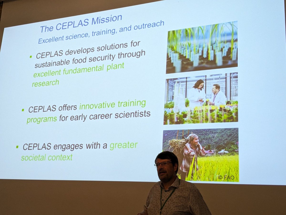 PlantTeaching's tweet photo. We're starting! First we are learning about the research focus of the organizations putting on the Summer School, CEPLAS and IPK
#ceplas_ipk_summerschool
#TransPlantBio https://t.co/ADBcJj6H51