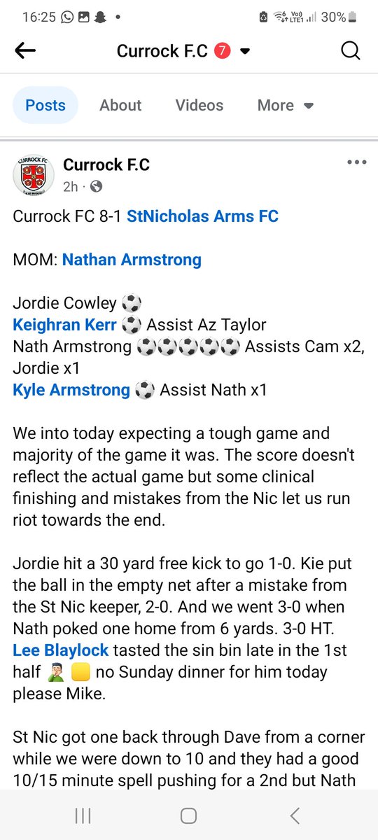 Currock FC tweet media