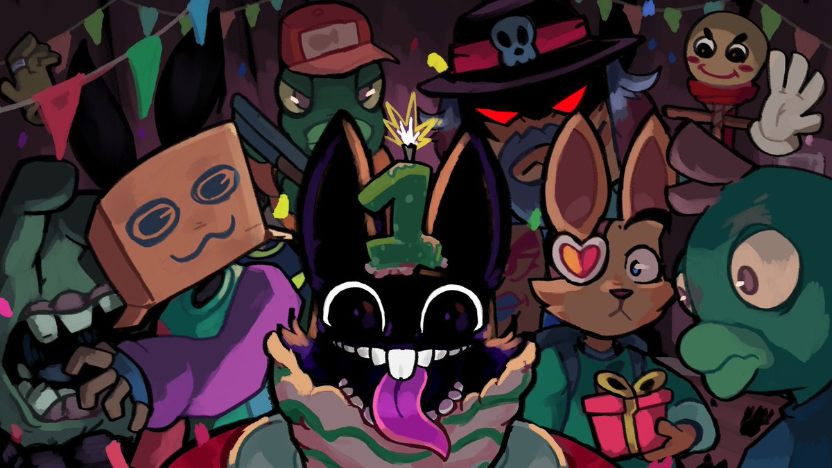 On this day, one year ago, #TheBunnyGraveyard released!

And what an awesome year it's been, thank you to everyone who played the game or just simply expressed your love for it. Without you, we wouldn't be here!

(1/2) But the journey has only just begun! 👇