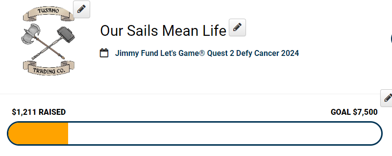 TusanoTradingCo's tweet photo. Going Live Shortly to Benefit @TheJimmyFund by marathoning @SeaOfThieves Today! Come stop by, say hi! and help us give hope to those battling the waves of Cancer! 
https://t.co/3NCFnfao9a https://t.co/y0np6BOOhT