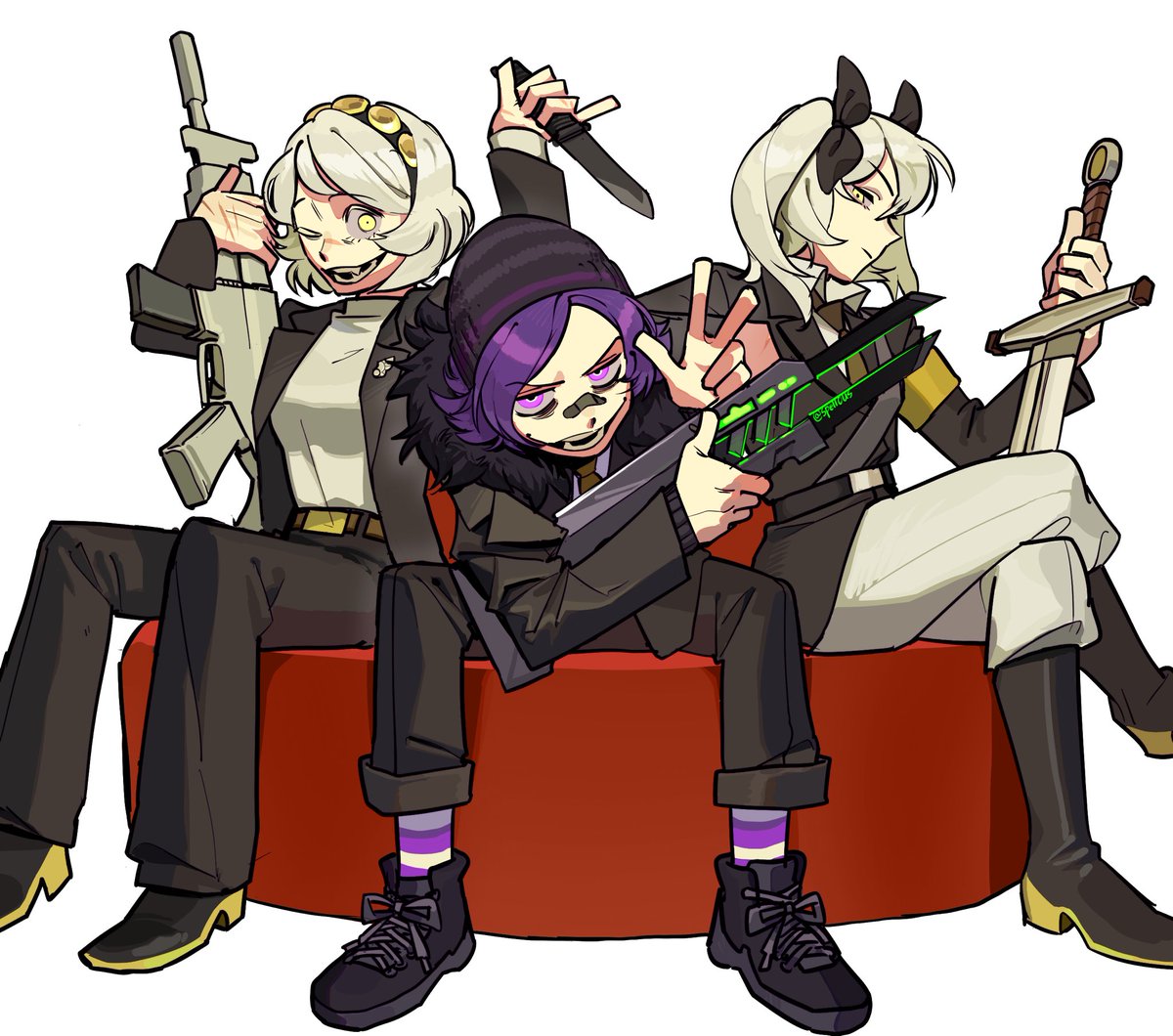 spellous's tweet photo. #murderdrones 

Ooo girls https://t.co/sf8s6ykOXa
