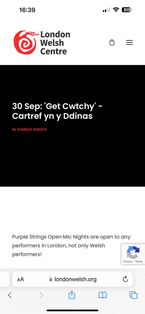 We’re live on <a href="/LondonWelshCCLL/">London Welsh Centre</a> website! Performers still welcome to join! Message us or email! 

londonwelsh.org/events/30-sept…