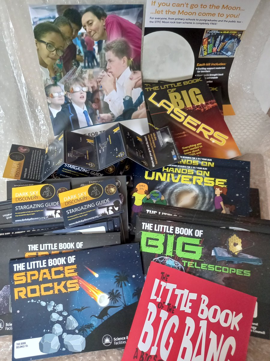 pack_steam's tweet photo. Many thanks to our friends @STFC_Matters who donated these wonderful science resources for adding to our next #STEAMPacks , hopefully inspiring curious children to become the scientists of the future. 🎁#STEM #STEAM #Education #FunScience https://t.co/2gSZAH7pav