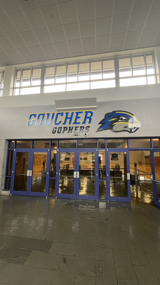 Had a great first ever visit today at Goucher College! Thank you Coach Klingman and the rest of the coaching staff for having me! 💛💙<a href="/coachklingman/">Justin Klingman</a> <a href="/JFK_Hoops/">JFK Boys Basketball</a> @GoucherMen’sBasketaball
