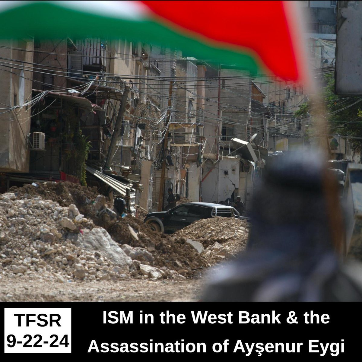 This week, a chat with two members of <a href="/ISMPalestine/">ISM Palestine</a> on their solidarity activity, rising Israeli settler and military violence in the occupied West Bank and the murder of Ayşenur Eygi in Beita, Palestine

thefinalstrawradio.noblogs.org/post/2024/09/2…