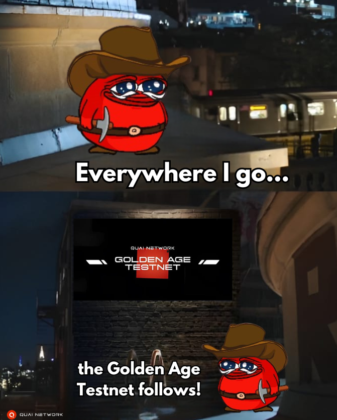 mxuweb3's tweet photo. No more wen !!!🚫

Golden Age is coming soon on October 15th, and I’m ready + excited for what’s about to unfold! 🚀

The real question is... are you prepared and excited for what’s coming? 👀🔥 

@QuaiNetwork #GoldenAgeTestnet $Quai $Qi https://t.co/enzjM8E4ij