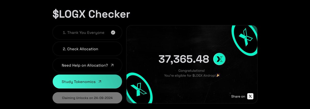 Holding 37365 $LOGX, all set for the next bull run 🚀
