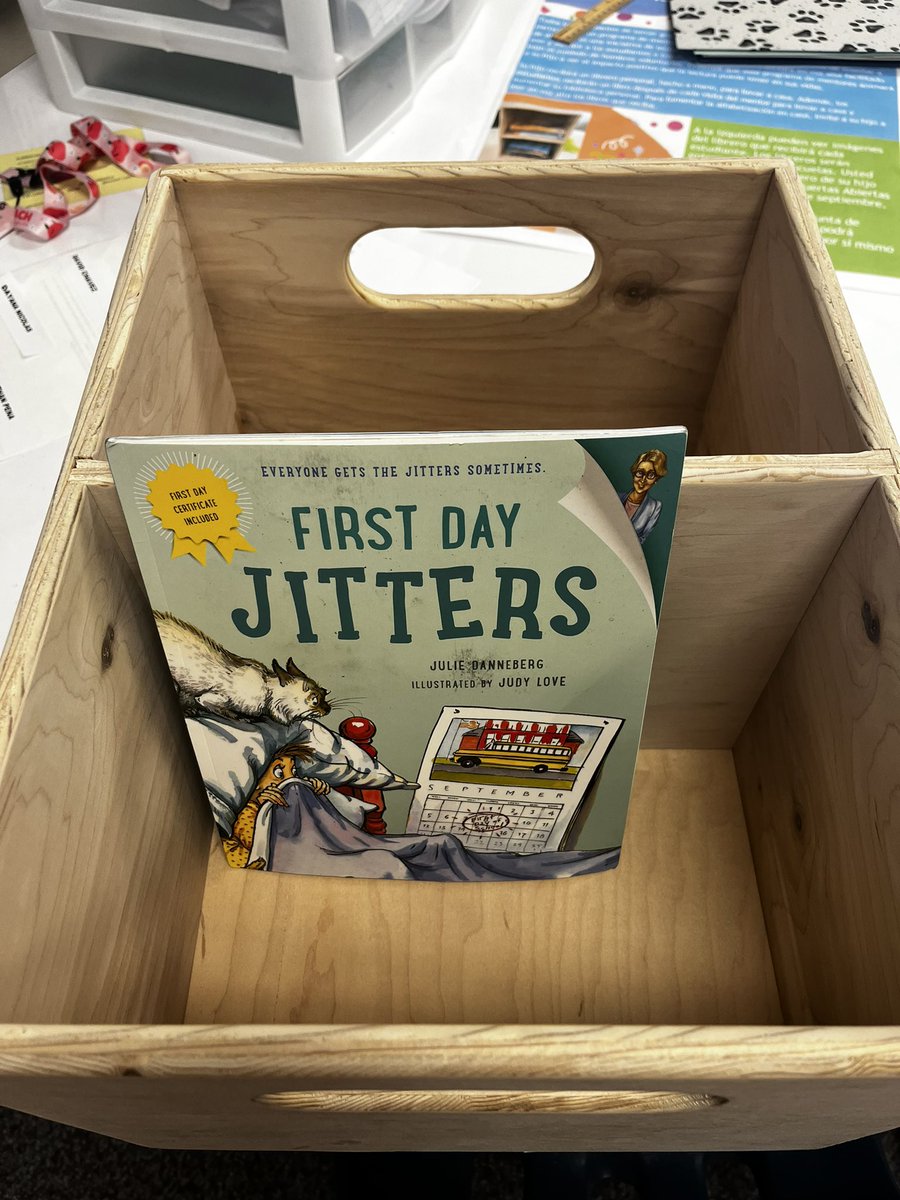 My students were so happy to use their new bookshelves from the MENtor program. They already added their first book 📖<a href="/landis_es/">Landis Elementary</a>