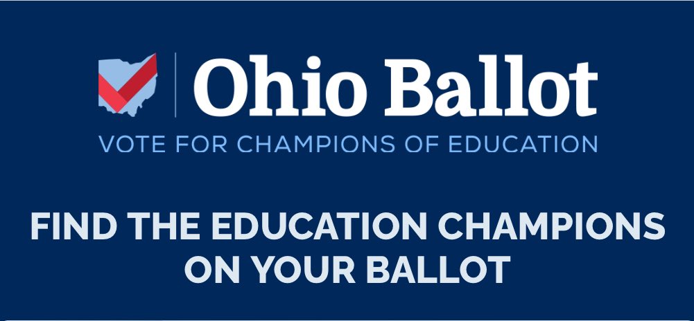 FIND THE EDUCATION CHAMPIONS ON YOUR BALLOT #Ohio #OhioK12 #OhioEducation 
ballot.ohea.org