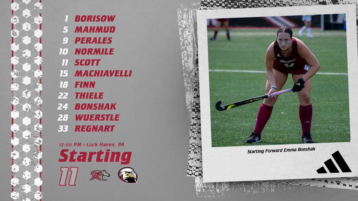 The Broncs lineup is set in preparation of our game at Lock Haven.

📺: psacsportsdigitalnetwork.com/golhu/?B=12092…
📊: golhu.com/sidearmstats/f…

#GoBroncs #NECFH