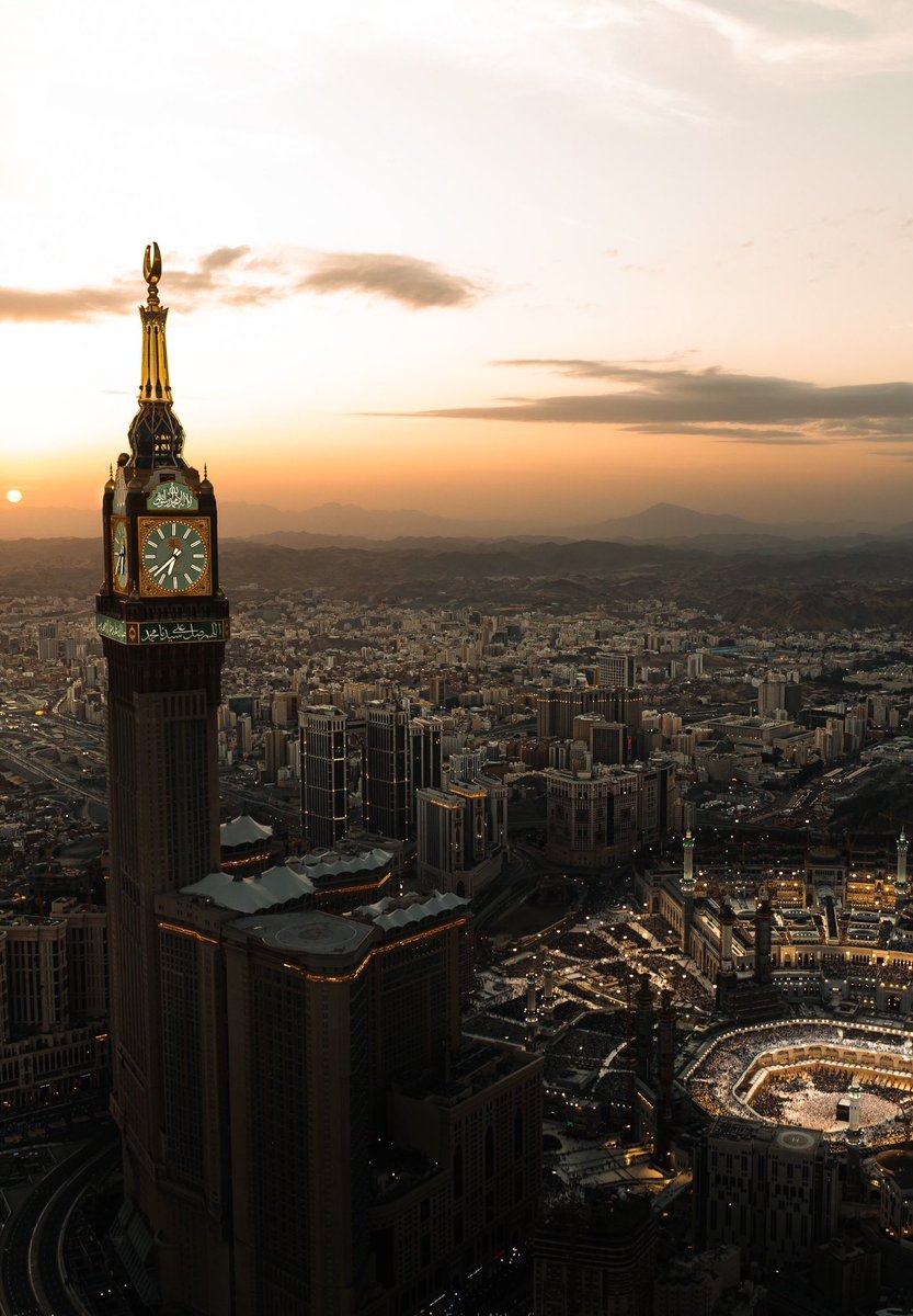 Makkah at sunset 🕋